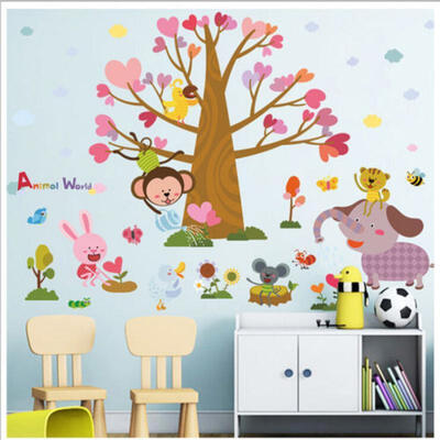 

Removable Owl Tree Squirrel Wall Sticker Art Mural Decal Kids Room DIY Decor
