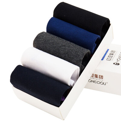 

Красные бобы hongdou носки 5 пар нагруженной подарочной коробке удобные хлопковые носки мужчины дышащие мужчины и женщины носки носки 16H005