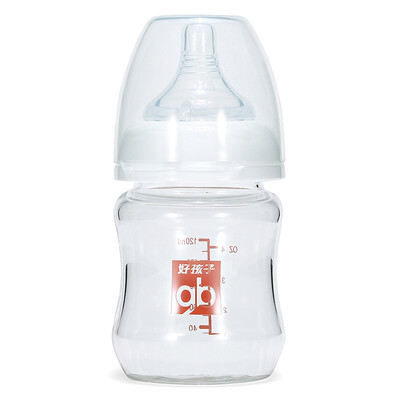 

gb good boy грудь молочный настоящий широкий калибра неонатальная стеклянная бутылка 120 мл (розовый белый)