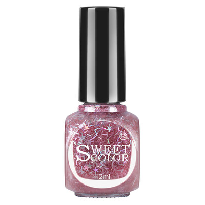 

Sweetcolor Nail Polish s367 12ml Сияющий блеск Яркий блесток Розовый