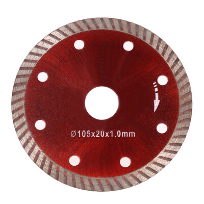 

1051320mm Diamond Cutting Disc Saw Blade Continuous Turbo Diamond Blade with 8 Cooling Holes 20mm Inner Diameter Ceramic Incisi