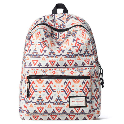 

Mr.ace Homme новой печати плечо сумка женского Корейский институт ветер рюкзак унисекс плече сумка голубого MR16B0276B