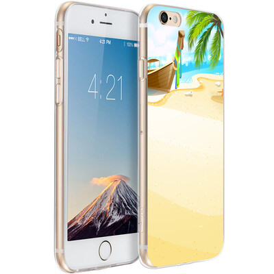 

Mei Yi iPhone 6 / 6s phone shell / protective cover Apple 6S phone shell love sea series sunshine beach 4.7 inches
