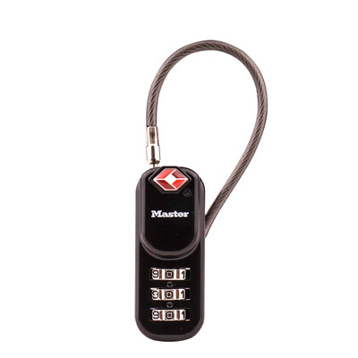 

Masters MasterLock Таможенный код Lock TSA Сумки Padlock 4674MCND Черный