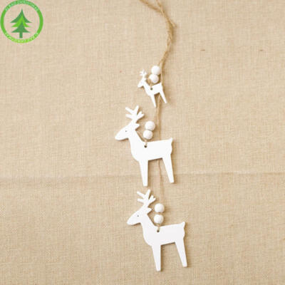 

3 Pcs Christmas Wooden Ornament Xmas Tree Hanging Pendant Ornaments Decorations