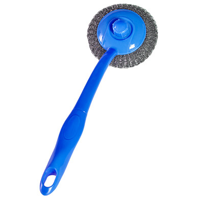 

Happy cat KLM stainless steel wire kitchen with a pot brush does not leave the decontamination long handle clean brush F2