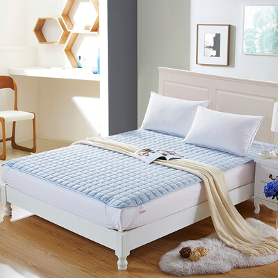 

Bai Fu Di byford mattress bed washable folding bed pad student dormitory single scorpion blue 90195cm