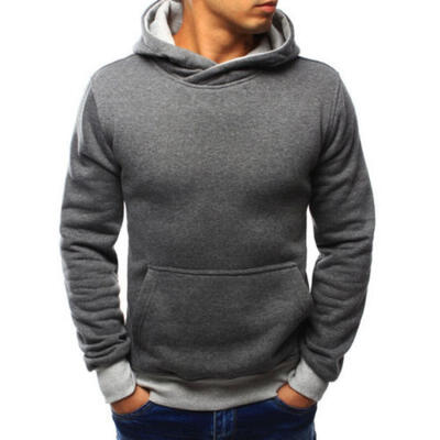 

New Men Winter Slim Warm Hooded Sweatshirts Hoodies Coat Jacket Jumper Outwear