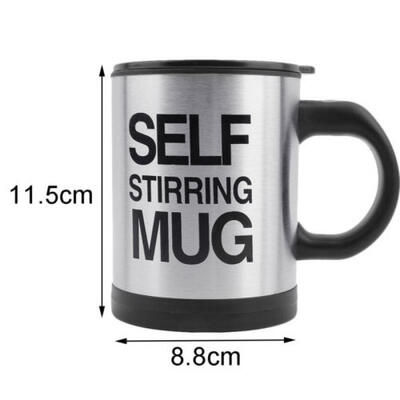 

Perfect Double Insulated Self Stirring Mug Electric Coffee Cup Souvenir 400ml