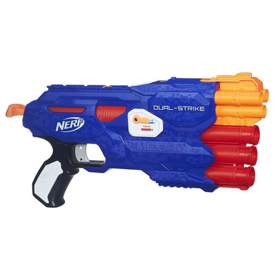 

Hasbro (Hasbro) NERF тепло мягкой пистолет пули Elite серия двойной передатчик (синие) Открытые игрушки B4620