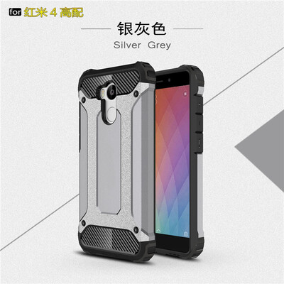 

Fivice Xiaomi Redmi 4 Pro case Luxury Silicone Diamond Armor PC Hard Shell Phone Case