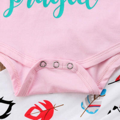 

For This Child We Have Prayed Coming Home Outfit Baby Girls Feather Outfits