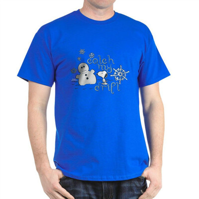 CafePress - Peanuts Snoopy Catch My Drift - 100 Cotton T-Shirt