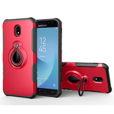 

Fivice Samsung Galaxy J5 2017 European version J550 Case TPU Water Drop Ring Stand Car Power Magnetic Drop-proof Phone Case
