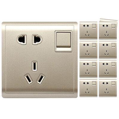 

Schneider switch socket socket panel 10A five-hole socket