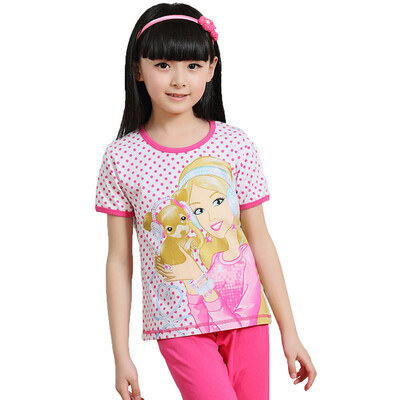 

Barbie Children 's Pajamas Girl' s Home Underwear Set TGBN0011