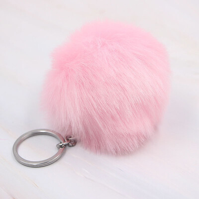 

Cute Fur Ball Keychain for Bags Pom Pom Keychain Fashion Jewelry