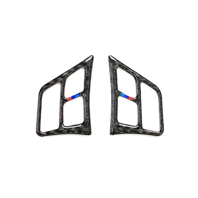 

Carbon Fiber Car Steering Wheel Button Cover Trim Decoration For BMW 3 Series E90 2005-2012