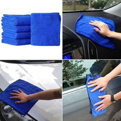 

5Pcsset Soft Auto Car Microfiber Wash Cloth Cleaning Towels