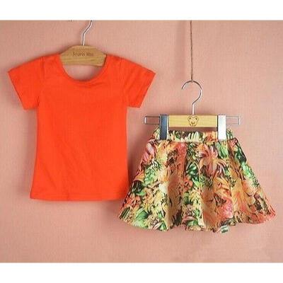 

2015 Hot New Baby Girls Princess Short Sleeve Summer Dress Fit 1-6Y