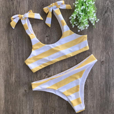 

2018 Women Bikini Set Swimsuit Beachwear Swimwear Push Up Padded Bra Bathing New