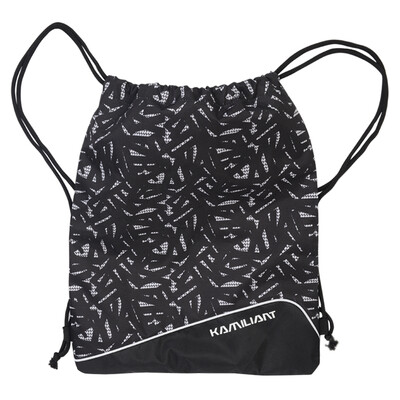 

New Beauty Camilon KamiliantSUNNY DAYS Series Fashion Drawstring Bags Pocket Student Backpack BA0 39002 Black Print