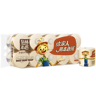 

Quan Lin environmental protection roll toilet paper 3 layer 180 grams 10 volumes