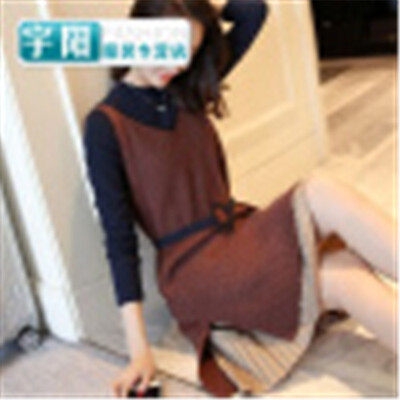 

Spring womens knit early spring&autumn two-piece suit base skirt spring 2017 new