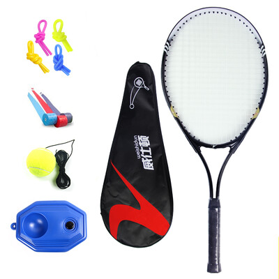 

Weishon WEISHIDUN tennis racket beginners have threaded entry-level novice training to shoot black to send trainer with line tennis shock absorber knot hand gel shoot bag