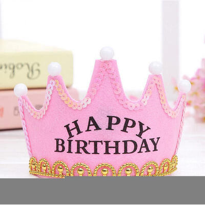 

Frozen Tiara Pink Crown Light-Up LED Blinking Flashing Headbands Party Favors