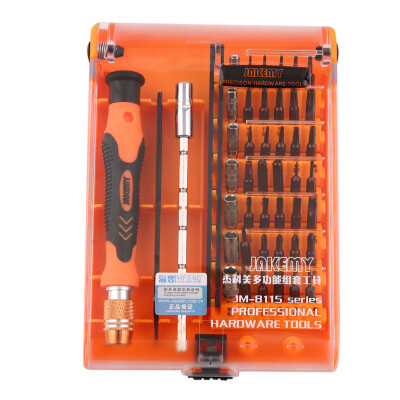 

JAKEMY JM-8115 45 in 1 Precision Screwdriver Set Disassemble Laptop Phone