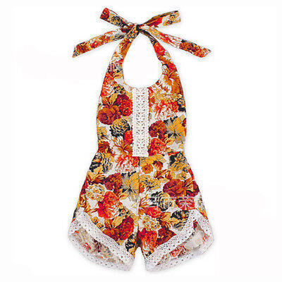 

Infant Kid Baby Girl Floral Clothes Jumpsuit Romper Bodysuit Sunsuit Outfit Set