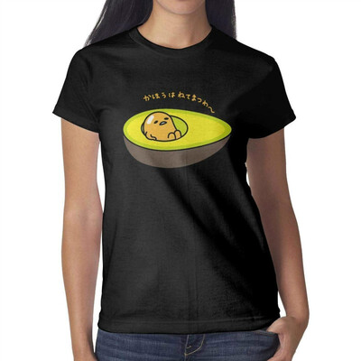 

Melinda Avocados Fresh Womens Black t Shirts Fashion Pretty Women Cotton tee Shirts