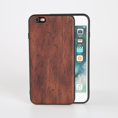 

Packages Cases For iPhone 6 6S 7 8 Plus X Xr Xs Max Case PU Leather Wood texture Soft TPU Silicone Shell Case PU Leather Wood text