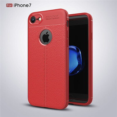 

Fivice iphone 7 case Luxury leather TPU silicone anti-fall soft shell phone case