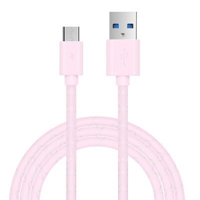

Meiyu Micro USB data cable / charging cable 1 m M13 cherry powder for Andrews GM / Samsung / millet / Meizu / Sony / HTC / Huawei
