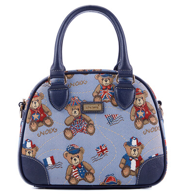 

Орехи (NOIX) NXD6004 путешествия медведи серии дамы дамы сумка сумка сумка ковбой цвет