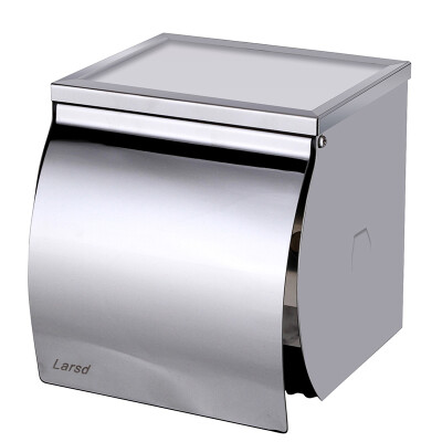 

Larsd LSB31 Tissue Box Toilet Roll Paper Box Toilet Handbag Tray Fully Closed 304 Stainless Steel Paper Towel Rack