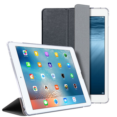 

KOOLIFE Apple Ipad Pro Case Уэйк / три раза кожаный чехол / подставка таблетки защитной оболочки кобуры IPad про 9.7 дюймов КОЖИ серии - черный