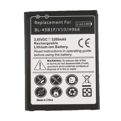 

Black 3200mAh Li-ion Battery Replacement For LG BL-45B1F/V10/H968 Quality