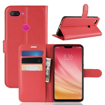 

for Xiaomi Mi 8 Lite Mi8 Lite WIERSS Wallet Phone Case for Xiaomi Mi 8 Mi8 Flip Leather Cover Case Etui Fundas Capa Coque