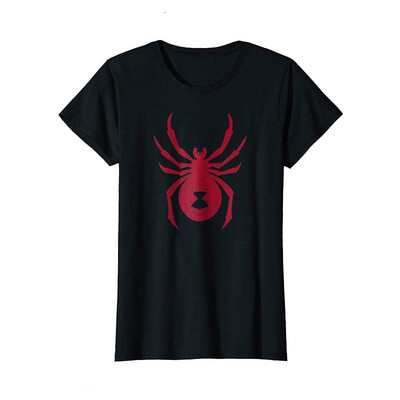 

Black Widow Spider Distressed Graphic T-shirt