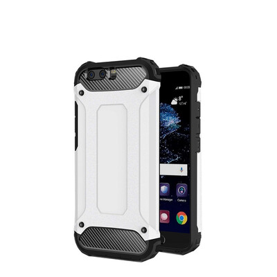 

Fivice Huawei P10 case Luxury Silicone Diamond Armor PC Hard Shell Phone Case