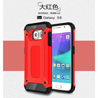 

Fivice Samsung Galaxy S6 case Luxury Silicone Diamond Armor PC Hard Shell Phone Case