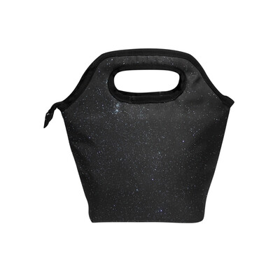 

Insulated Lunch Tote Bag Starry Sky Travel Picnic Lunch Handbags Portable Zipper Lunch Bag Box