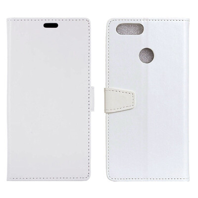 

MOONCASE Oppo F9 F9 Pro Crystal Leather Case - White