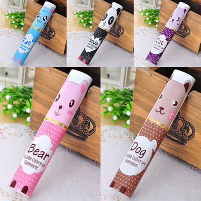 

Нержавеющая сталь палочками Ложка вилка Ужин Flatware Набор столовых приборов Посуда