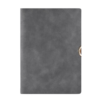 

Glosen Senior Business Leather Book B5 Loose-leaf Notebook Retro Simple Notepad Diary 8258 Gray