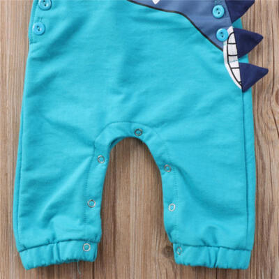

Newborn Kids Baby Boys Girls Cartoon Romper Dinosaur Bodysuit Jumpsuit Outfits