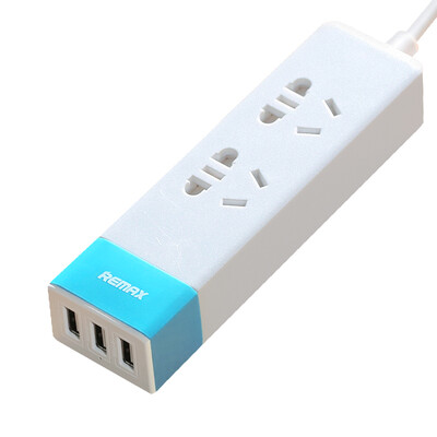 

Core / REMAX Smart 3USB Зарядка 2-дверная плагиновая плата 1,5 м (синий)